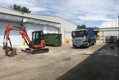 Industrial Dismantling at LRS Coleford